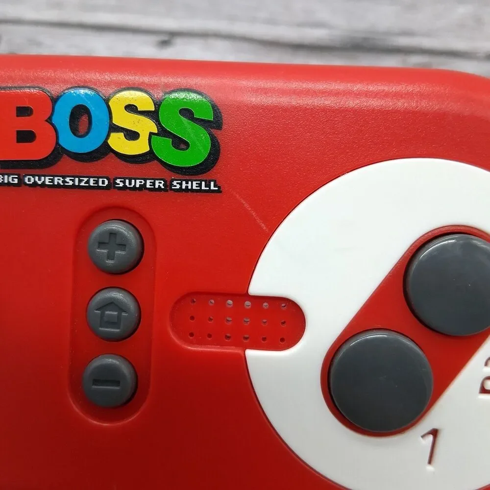 BOSS Big Oversized Super Shell For Nintendo Wii Remote Controllers Red